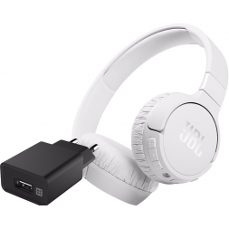 JBL Tune 660NC Zwart + XtremeMac Oplader met Usb A Poort 12W