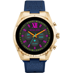 Michael Kors Gen 6 Bradshaw Display MKT5152 Goud/Blauw 44mm