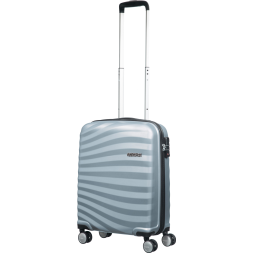 American Tourister Ocean Front Spinner 55cm Sky Silver