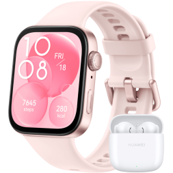 Huawei Watch Fit 3 Roze en Freebuds SE 2