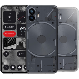 Nothing Phone (2) 512GB Grijs 5G + Back Cover Transparant