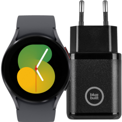 Samsung Galaxy Watch5 4G Zwart 44mm + BlueBuilt Oplader
