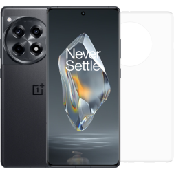 OnePlus 12R 256GB Grijs 5G + Just in Case Soft Design Back Cover Transparant