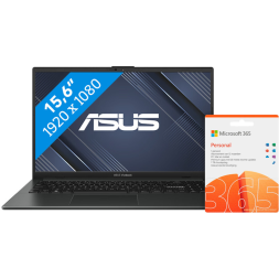 Asus Vivobook 15 E1504FA-NJ072W + Microsoft Office 365 Personal NL Abonnement 1 jaar