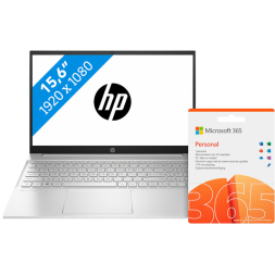 HP Pavilion 15-eg2951nd + Microsoft Office 365 Personal NL Abonnement 1 jaar