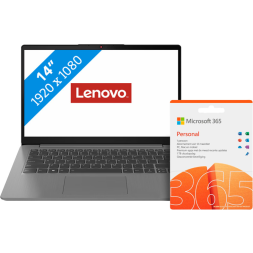 Lenovo IdeaPad 3 14ITL6 82H701JQMH + Microsoft Office 365 Personal NL Abonnement 1 jaar