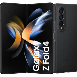 Samsung Galaxy Z Fold 4 512GB Zwart 5G + Back Cover Leer Zwart
