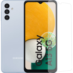 Samsung Galaxy A13 128GB Blauw 5G + BlueBuilt Screenprotector Glas