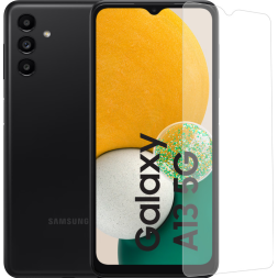 Samsung Galaxy A13 128GB Zwart 5G + BlueBuilt Screenprotector Glas