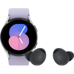 Samsung Galaxy Watch5 4G Zilver 40mm + Samsung Buds2 Pro Zwart