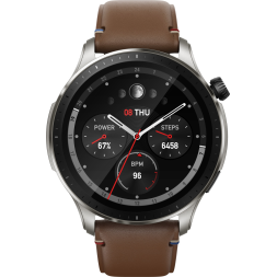 Amazfit GTR 4 Zilver/Bruin