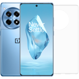 OnePlus 12R 256GB Blauw 5G + Just in Case Soft Design Back Cover Transparant