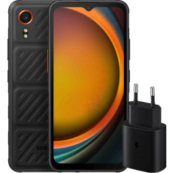 Samsung Galaxy Xcover 7 128GB Zwart 5G Enterprise Edition + Samsung Oplader 25W Zwart