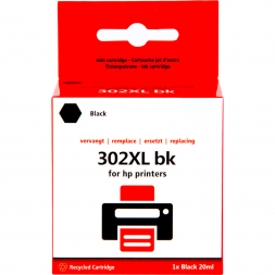 Huismerk 302 Zwart XL voor HP printers (F6U68AE)