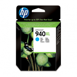 HP 940 Cyan XL Ink Cartridge (blauw) C4907AE