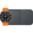 Samsung Galaxy Watch Ultra 4G Grijs/Oranje 47mm + Duo Draadloze Oplader